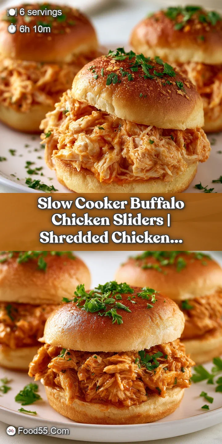 Close-up of tangy orange-red shredded chicken dripping with spicy sauce in a golden bun with gooey melted cheese.