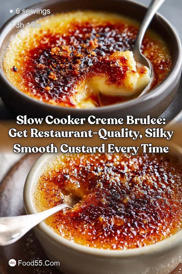 Slow Cooker Creme Brulee: Get Restaurant-Quality Silky Smooth Custard Every Time