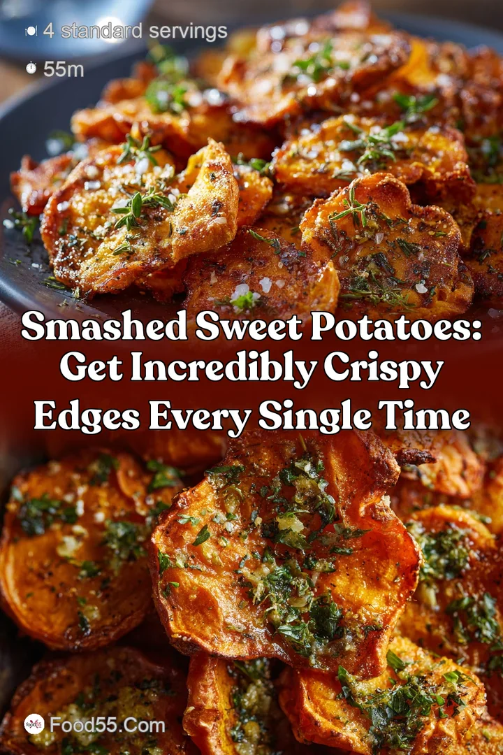 Smashed Sweet Potatoes: Get Incredibly Crispy Edges Every Single Time