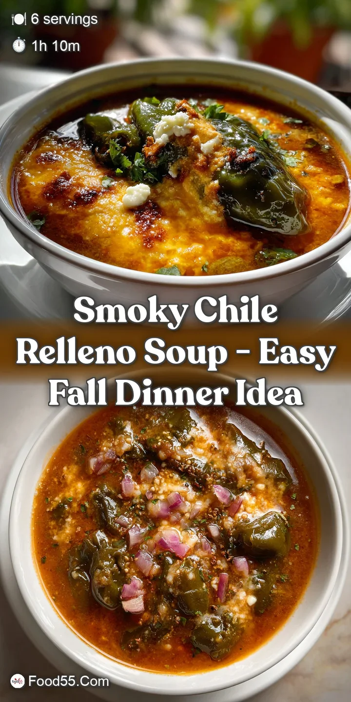 Smoky Chile Relleno Soup - Easy Fall Dinner Idea