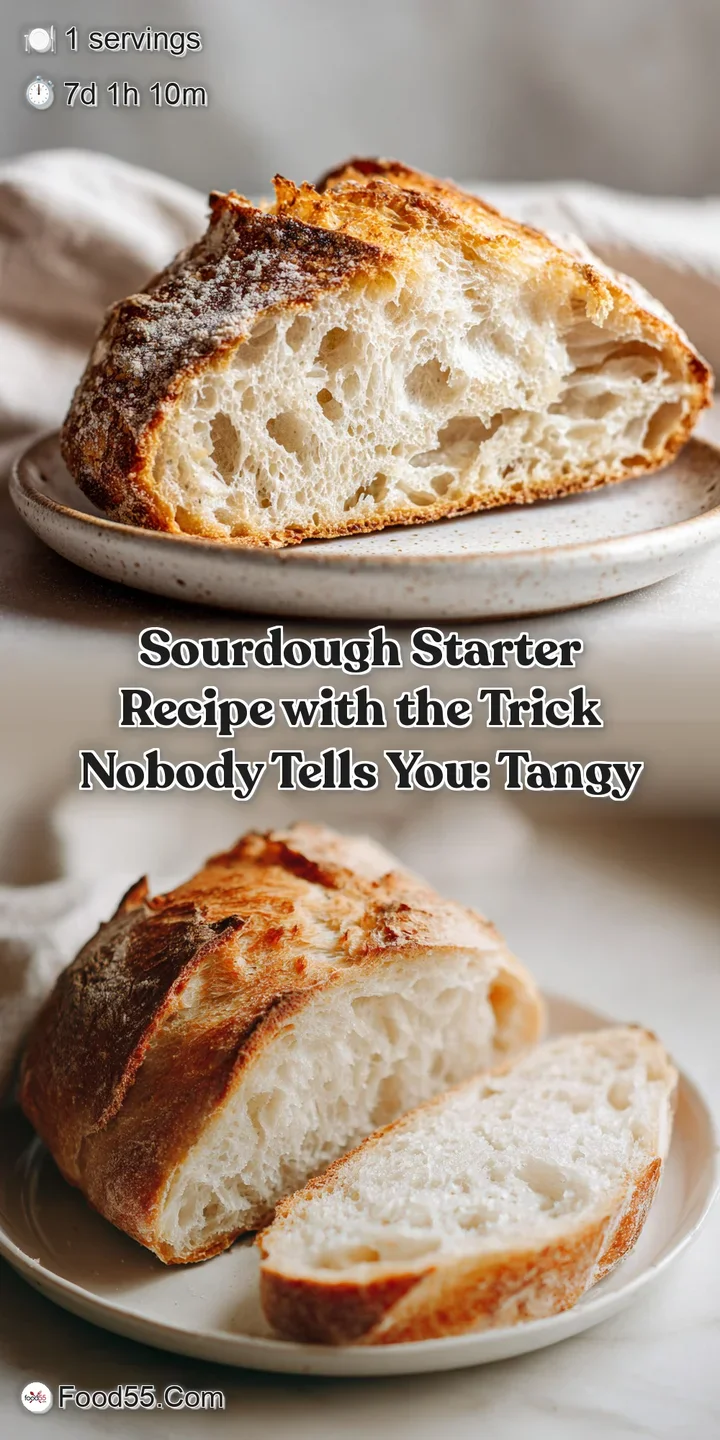 Close-up of active sourdough starter with foamy bubbles and a slightly tangy aroma. The surface is smooth, and beige-colored.