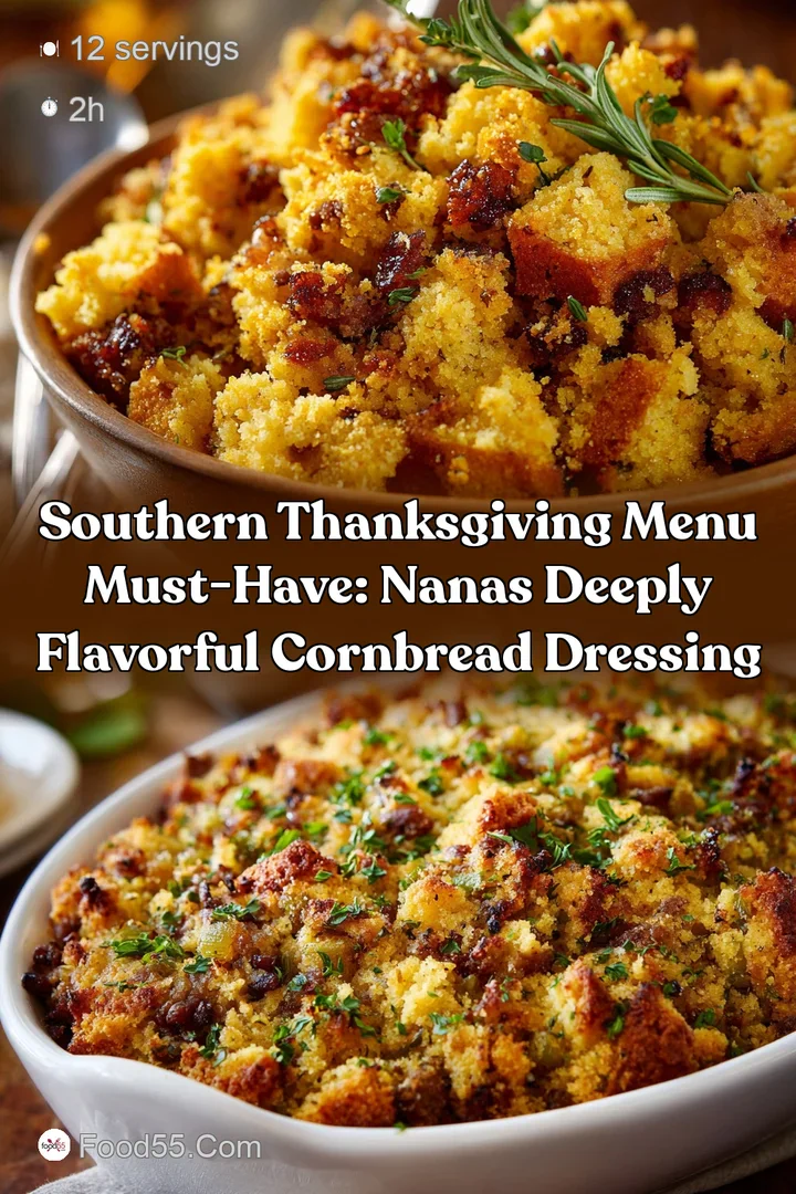 Southern Thanksgiving Menu Must-Have: Nanas Deeply Flavorful Cornbread Dressing