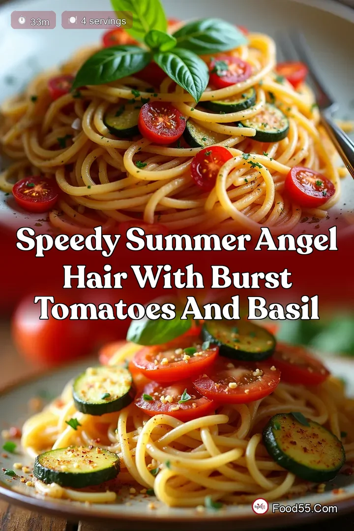 Speedy Summer Angel Hair with Burst Tomatoes and Basil