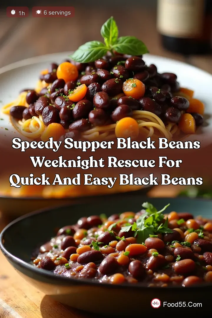 Speedy Supper Black Beans Weeknight Rescue for Quick and Easy Black Beans