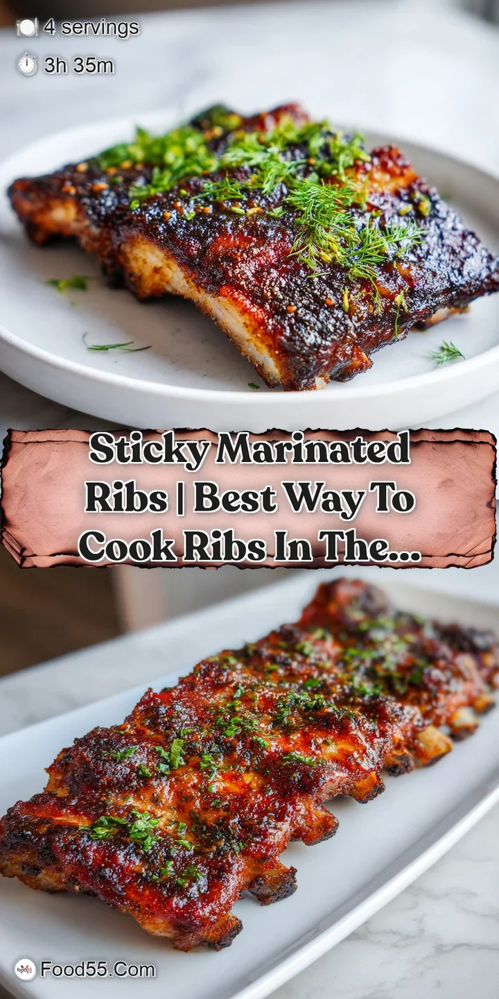 A close-up of tender, fall-off-the-bone ribs with a deep, caramelized char and glossy sauce.