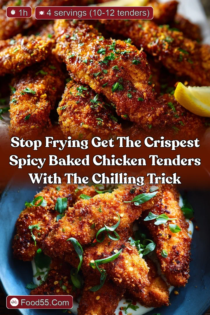 Stop Frying Get the Crispest Spicy Baked Chicken Tenders with the Chilling Trick