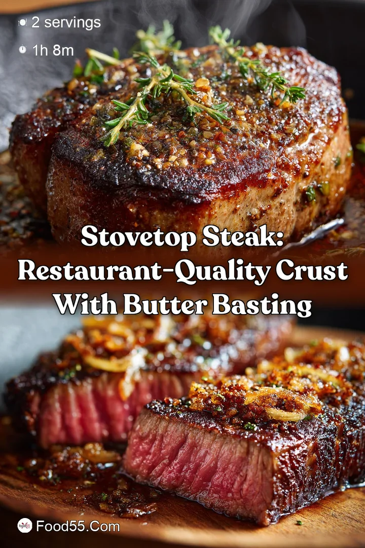 Stovetop Steak: Restaurant-Quality Crust With Butter Basting