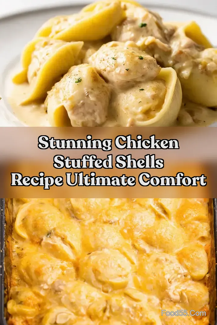 Stunning Chicken Stuffed Shells Recipe Ultimate Comfort
