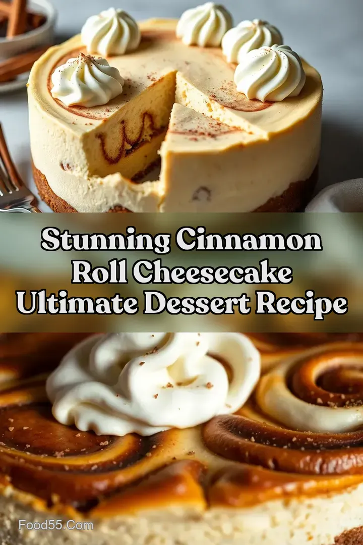 Stunning Cinnamon Roll Cheesecake Ultimate Dessert Recipe