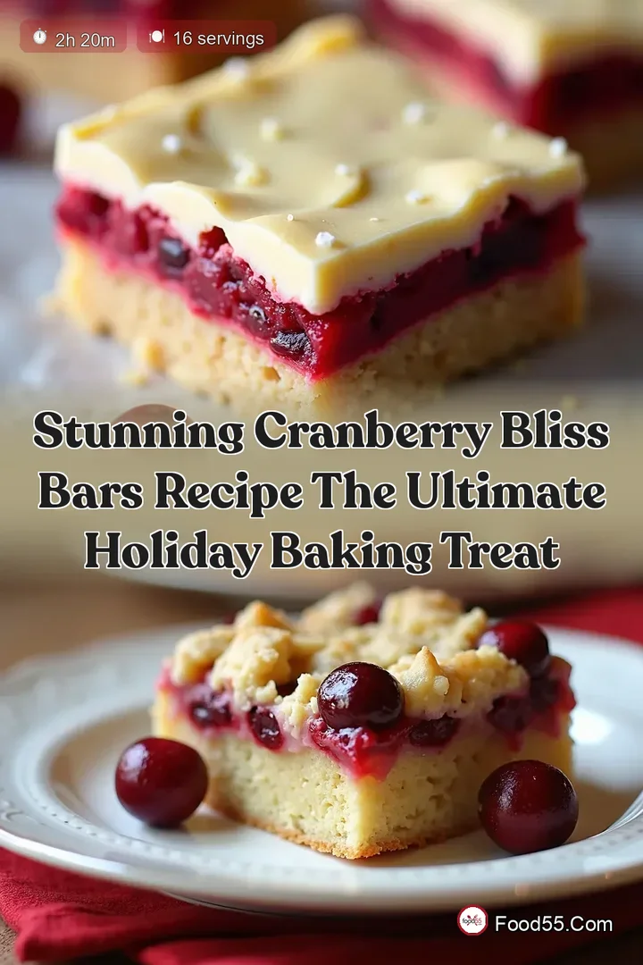 Stunning Cranberry Bliss Bars Recipe The Ultimate Holiday Baking Treat
