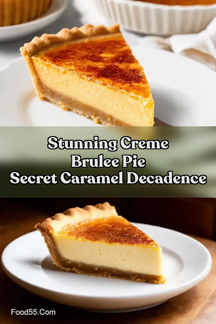 Stunning Creme Brulee Pie Secret Caramel Decadence