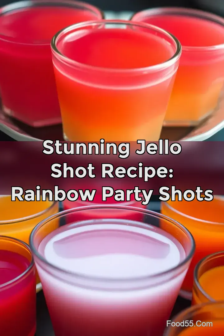 Stunning Jello Shot Recipe: Rainbow Party Shots : PIN FOR LATER Stunning Jello Shot Recipe: Rainbow Party Shots