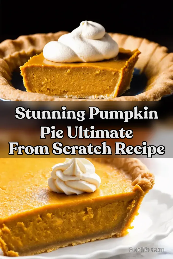 Stunning Pumpkin Pie Ultimate From Scratch Recipe : PIN FOR LATER Stunning Pumpkin Pie Ultimate From Scratch Recipe