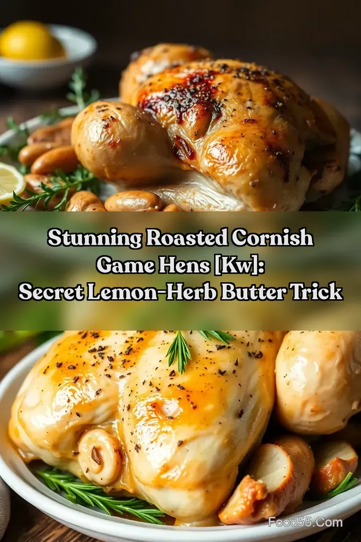 Stunning Roasted Cornish Game Hens [kw]: Secret Lemon-Herb Butter Trick