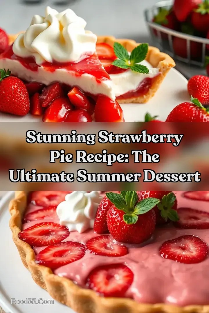 Stunning Strawberry Pie Recipe: The Ultimate Summer Dessert