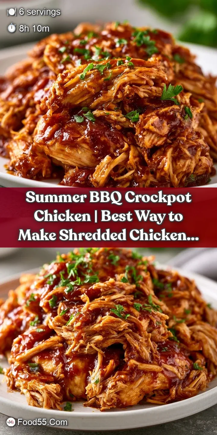 Extreme close-up of succulent pulled chicken dripping with sticky, rich brown sauce and caramelized edges.
