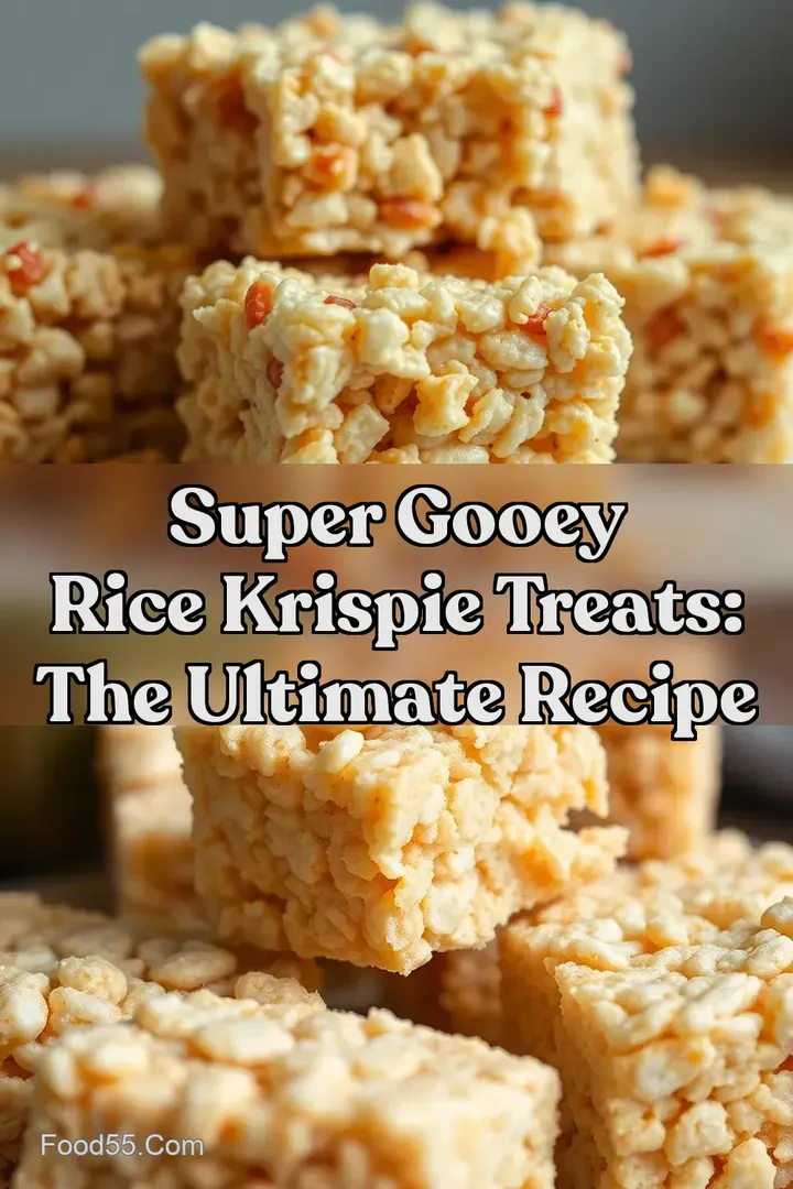 Super Gooey Rice Krispie Treats: The Ultimate Recipe : PIN FOR LATER Super Gooey Rice Krispie Treats: The Ultimate Recipe