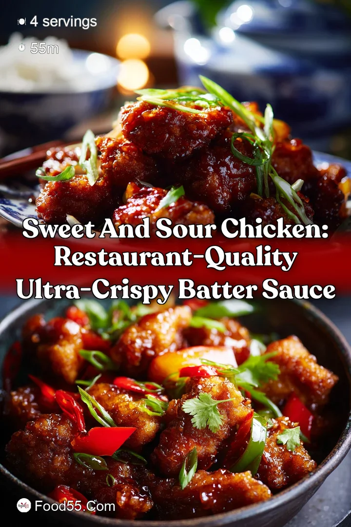 Sweet and Sour Chicken: Restaurant-Quality Ultra-Crispy Batter Sauce