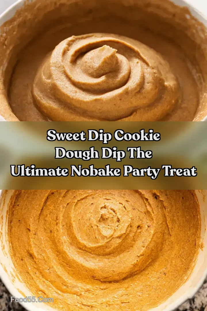 Sweet Dip Cookie Dough Dip The Ultimate NoBake Party Treat