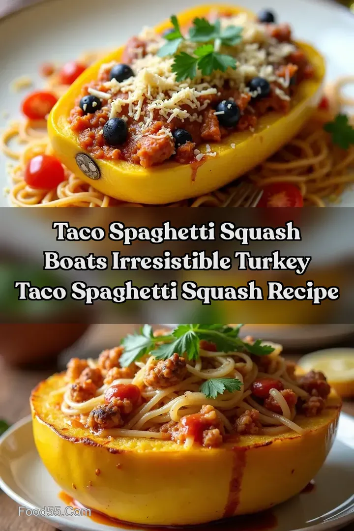 Taco Spaghetti Squash Boats Irresistible Turkey Taco Spaghetti Squash Recipe