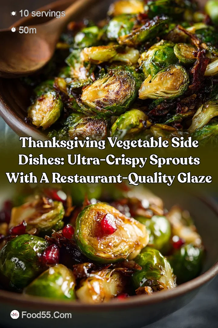 Thanksgiving Vegetable Side Dishes: Ultra-Crispy Sprouts with a Restaurant-Quality Glaze