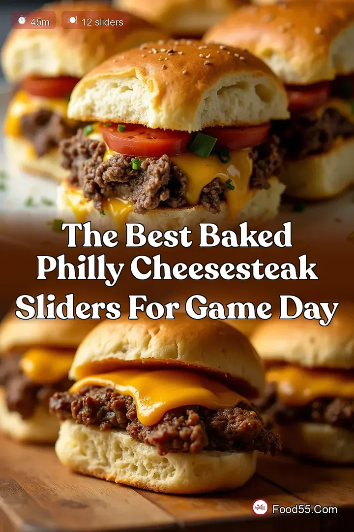 The Best Baked Philly Cheesesteak Sliders for Game Day