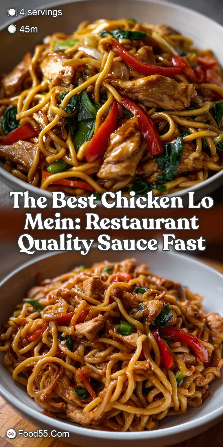 The Best Chicken Lo Mein: Restaurant Quality Sauce Fast