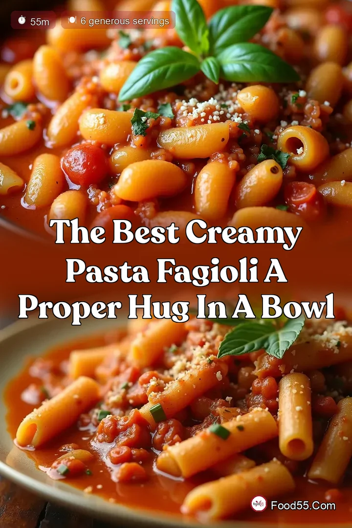 The Best Creamy Pasta Fagioli A Proper Hug in a Bowl