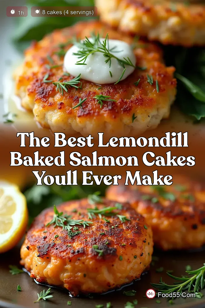 The Best LemonDill Baked Salmon Cakes Youll Ever Make