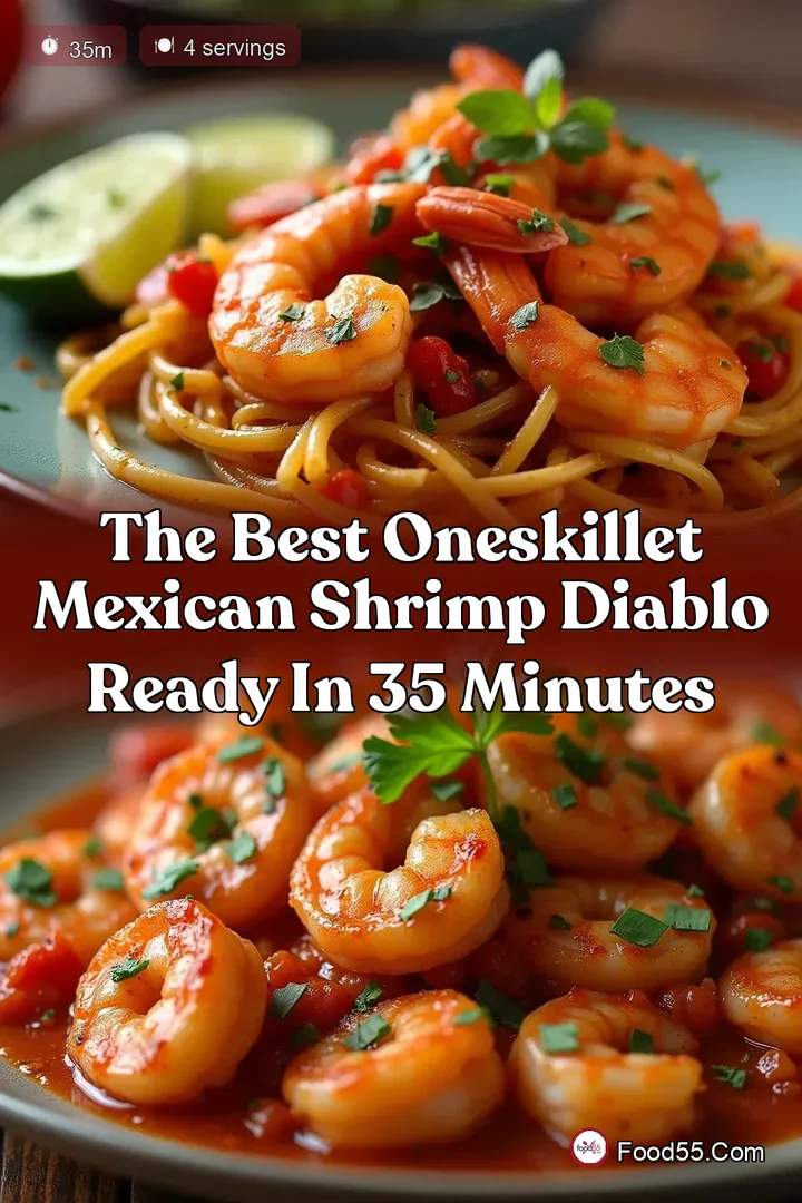 The Best OneSkillet Mexican Shrimp Diablo Ready in 35 Minutes