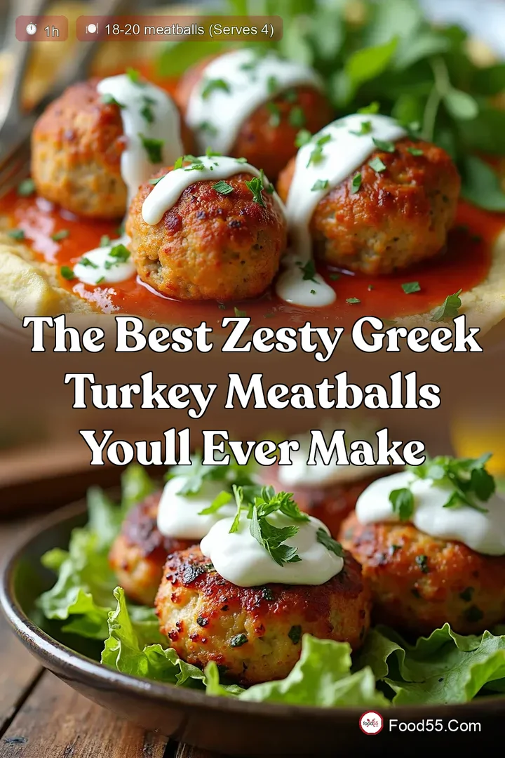 The Best Zesty Greek Turkey Meatballs Youll Ever Make