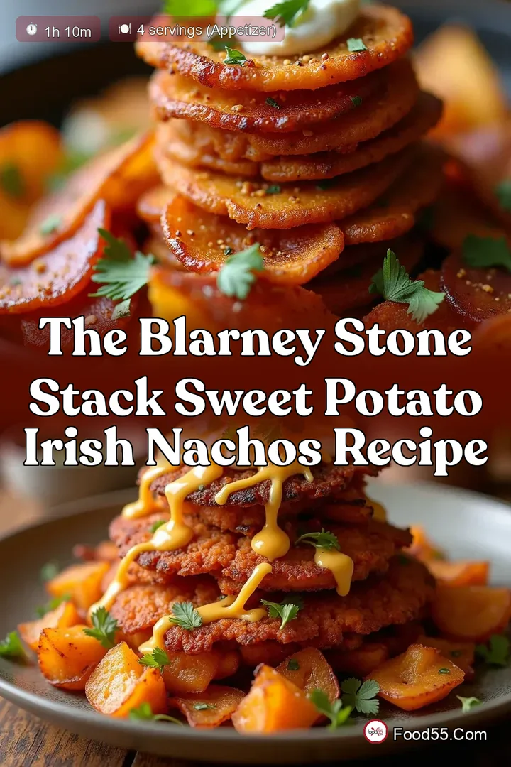 The Blarney Stone Stack Sweet Potato Irish Nachos Recipe