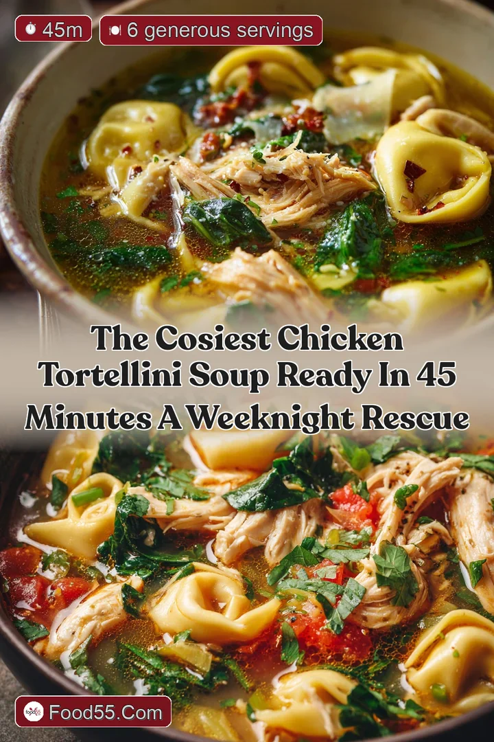 The Cosiest Chicken Tortellini Soup Ready in 45 Minutes A Weeknight Rescue