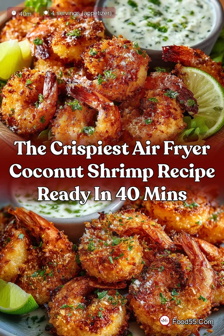 The Crispiest Air Fryer Coconut Shrimp Recipe Ready in 40 Mins