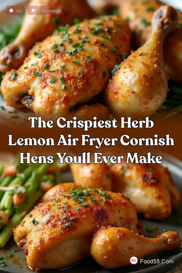 The Crispiest Herb Lemon Air Fryer Cornish Hens Youll Ever Make