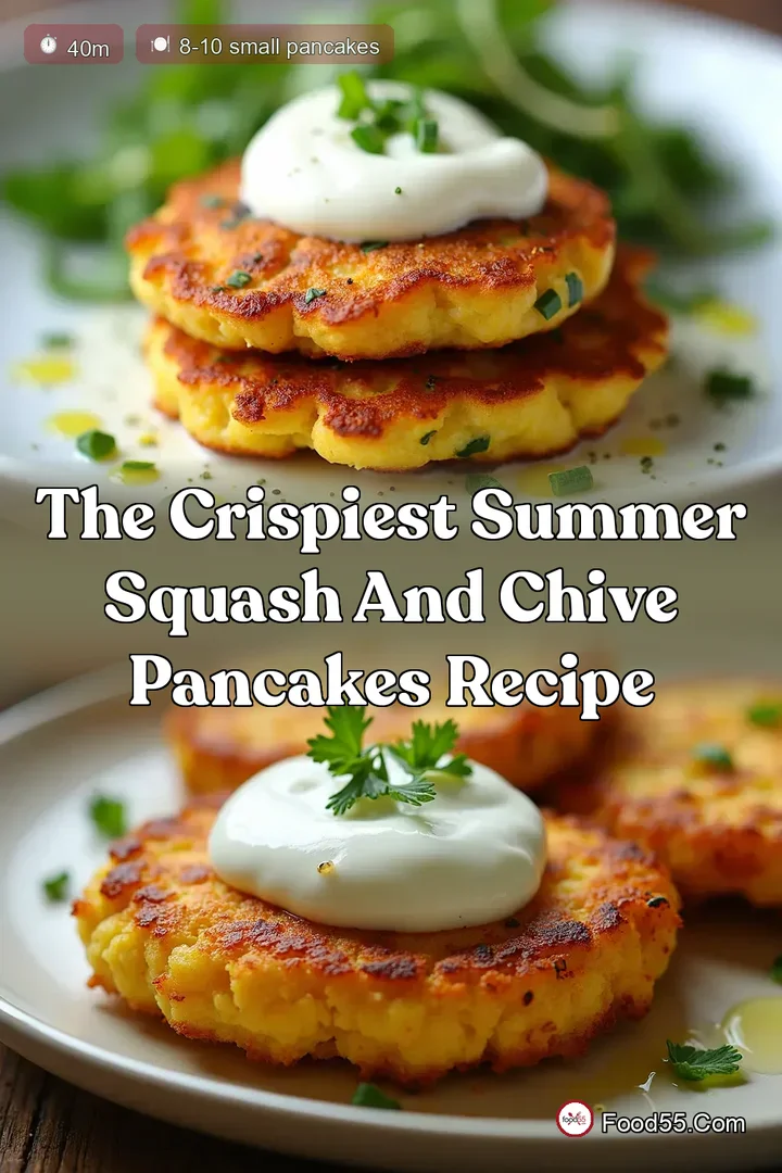 The Crispiest Summer Squash and Chive Pancakes Recipe