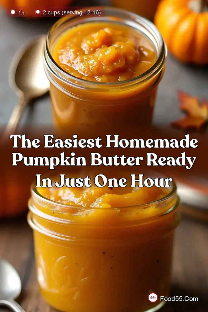 The Easiest Homemade Pumpkin Butter Ready in Just One Hour