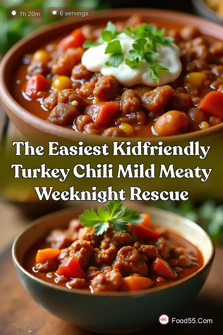 The Easiest KidFriendly Turkey Chili Mild Meaty Weeknight Rescue