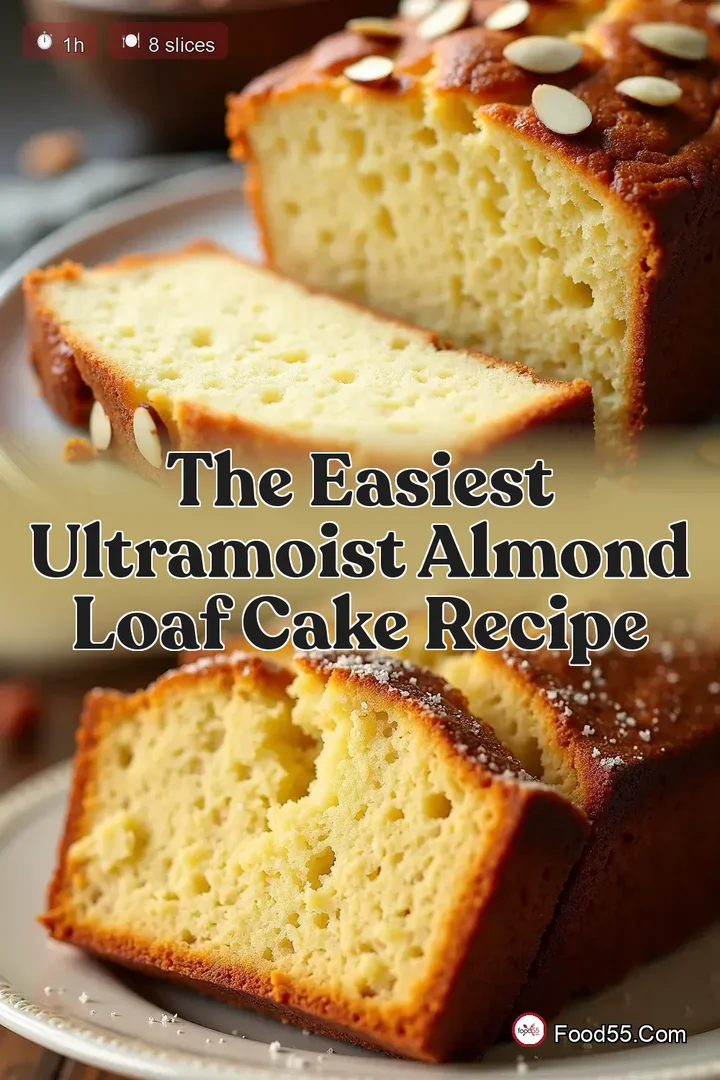 The Easiest UltraMoist Almond Loaf Cake Recipe