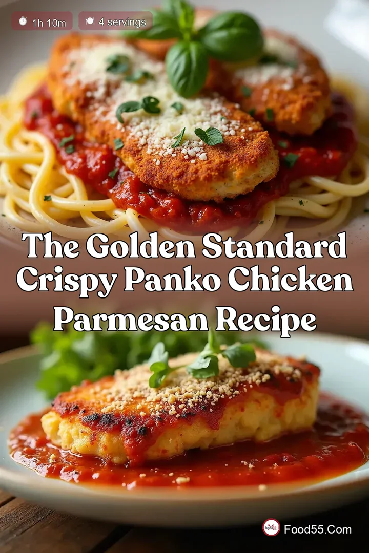 The Golden Standard Crispy Panko Chicken Parmesan Recipe
