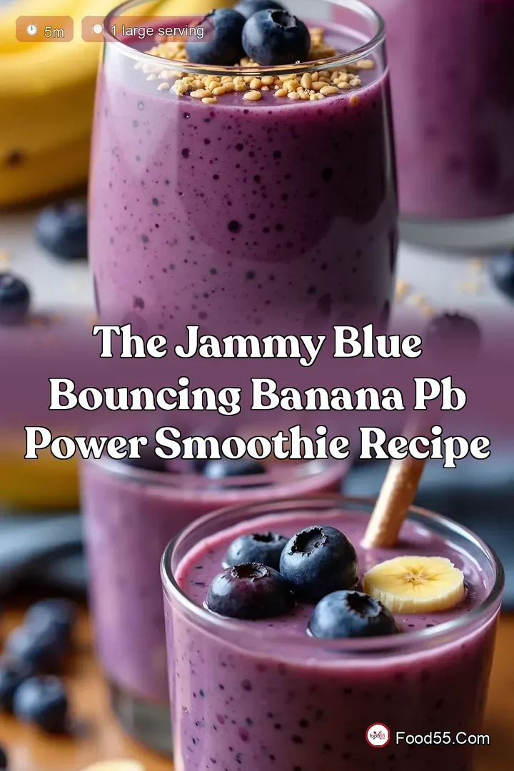 The Jammy Blue Bouncing Banana PB Power Smoothie Recipe