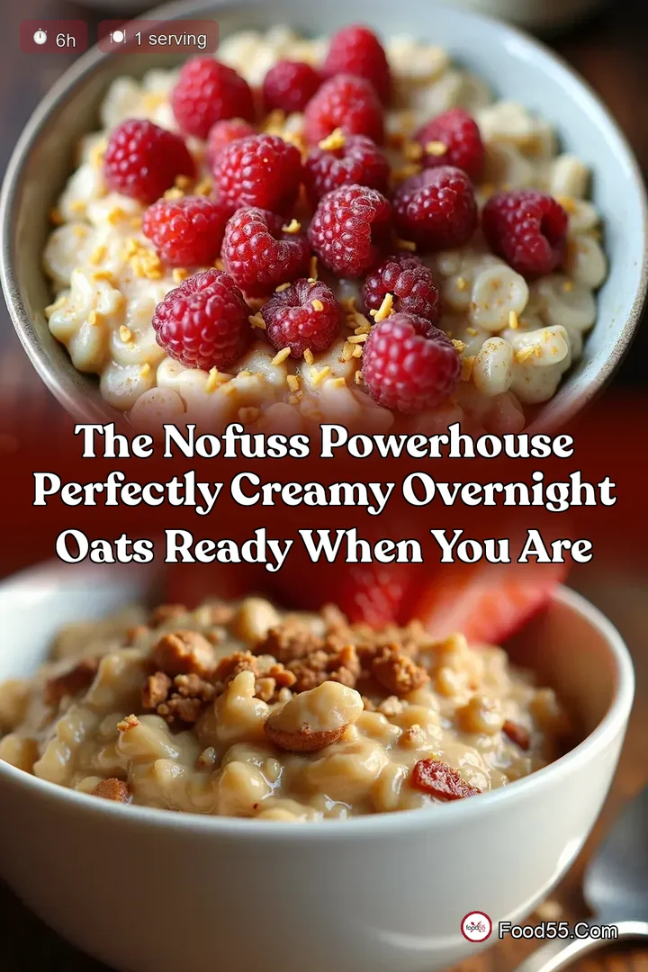 The NoFuss Powerhouse Perfectly Creamy Overnight Oats Ready When You Are