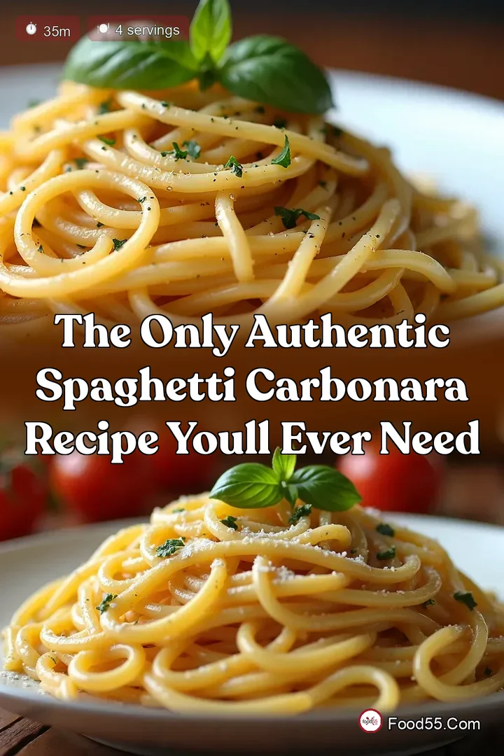 The Only Authentic Spaghetti Carbonara Recipe Youll Ever Need