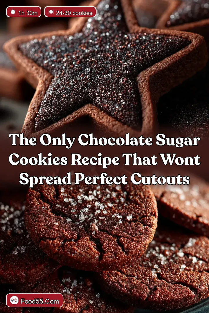 The Only Chocolate Sugar Cookies Recipe That Wont Spread Perfect Cutouts
