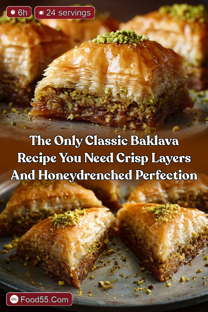 The Only Classic Baklava Recipe You Need Crisp Layers and HoneyDrenched Perfection