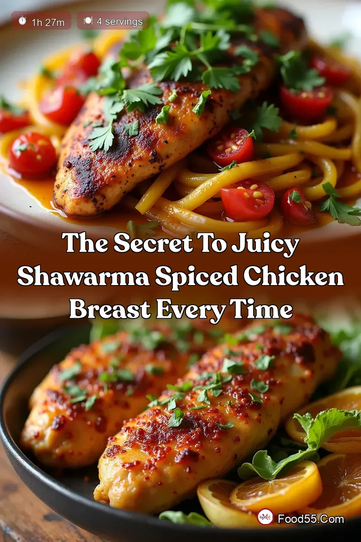 The Secret to Juicy Shawarma Spiced Chicken Breast Every Time