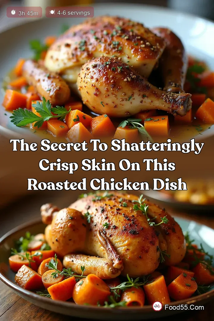 The Secret to Shatteringly Crisp Skin on This Roasted Chicken Dish