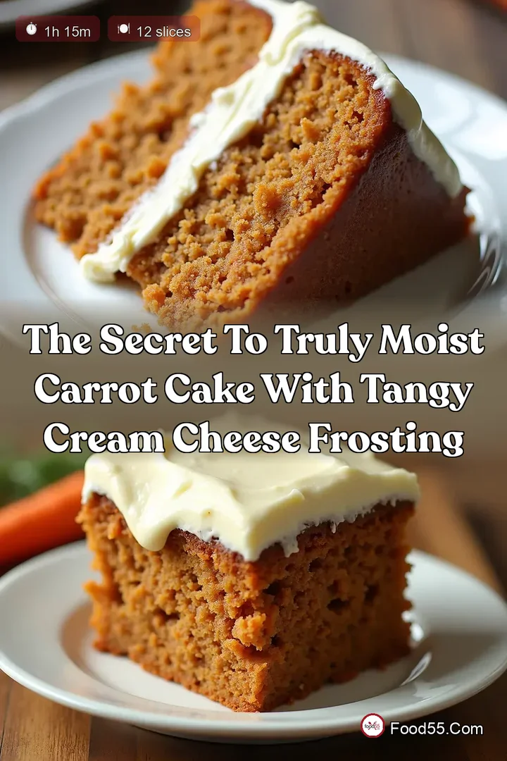 The Secret to Truly Moist Carrot Cake with Tangy Cream Cheese Frosting