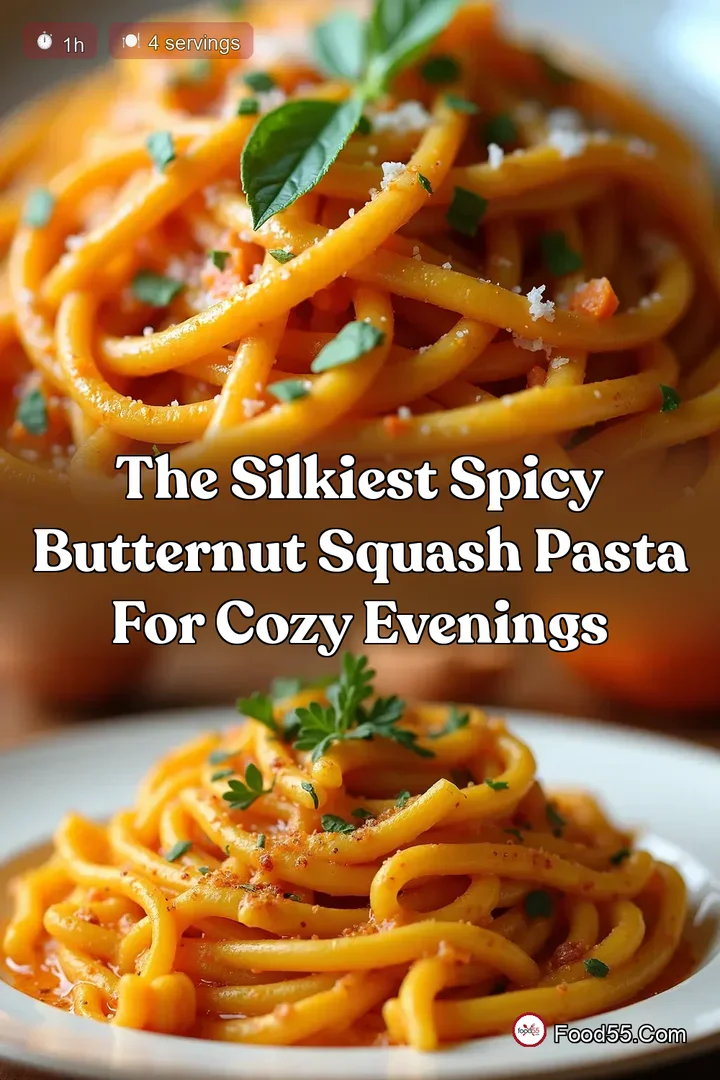 The Silkiest Spicy Butternut Squash Pasta for Cozy Evenings