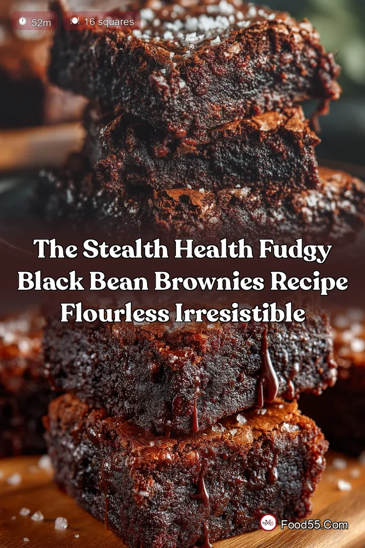 The Stealth Health Fudgy Black Bean Brownies Recipe Flourless Irresistible